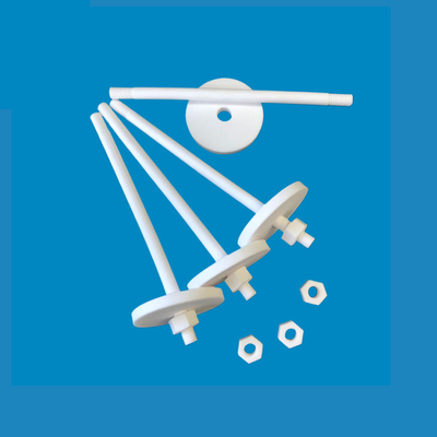 Extruded 97% Alumina Based Ceramics Tubing For Electronic Manufacturing OEM