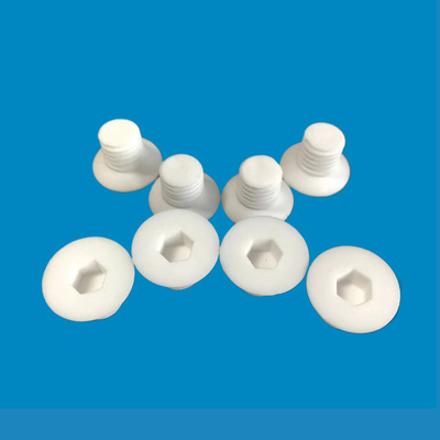 White 95% Dielectric Alumina Ceramic Components Producers High Purity