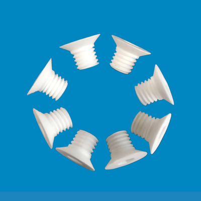 Synthetic Alumina Ceramic Disc Components Parts 94% AL2O3 High Hardness