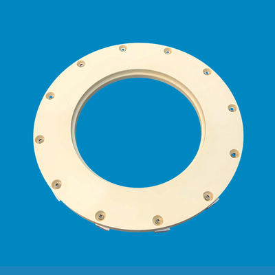 Wear Resistant Al2O3 Alumina Based Ceramics Disc Oem In Bulk