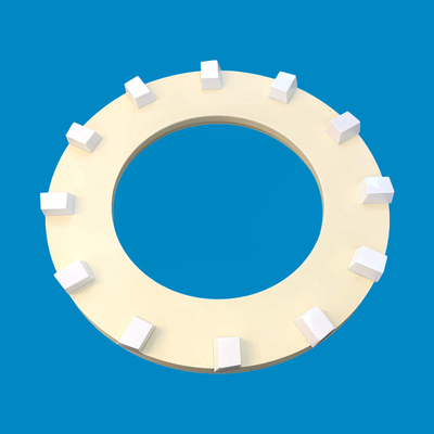 Zirconia Al2O3 Alumina Ceramic Components Accessories Impact Resistance