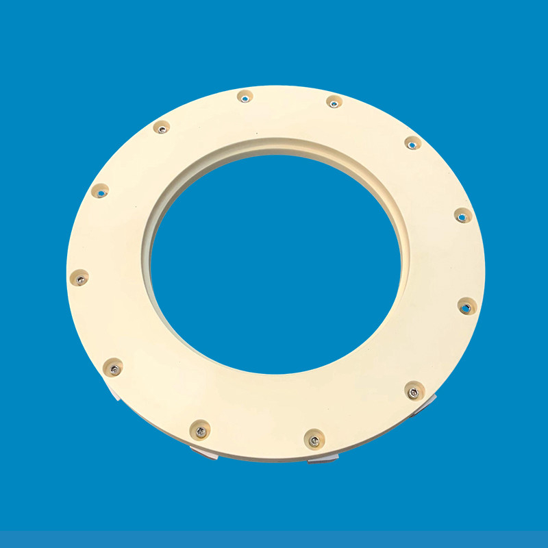 Wear Resistant Al2O3 Alumina Based Ceramics Disc Oem In Bulk
